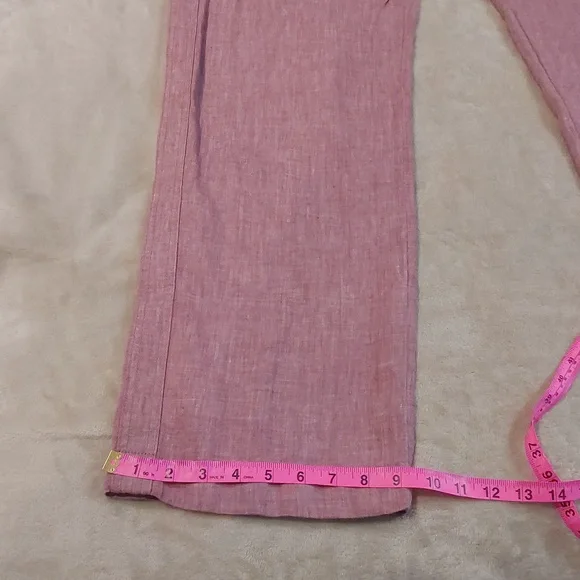 Athleta Cabo Linen Wide Leg Pants Womens Size 2P - Picture 6 of 9